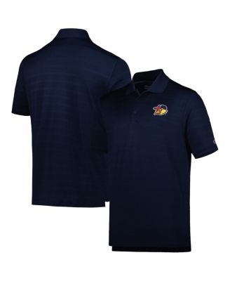 Men's Navy Toledo Mud Hens Textured Solid Polo Shirt