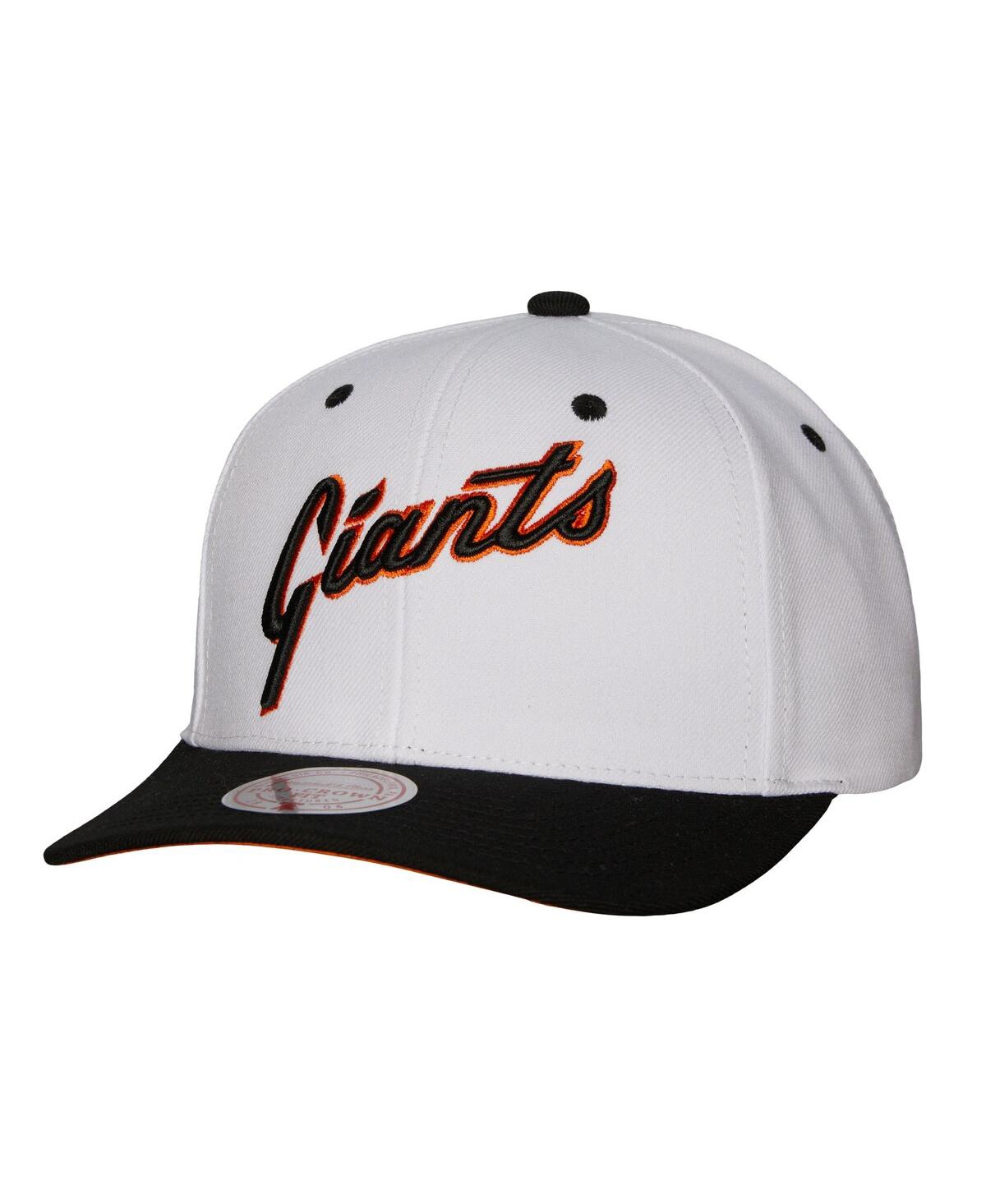Men's Mitchell & NessSan Francisco Giants Cooperstown Collection Pro Crown Snapback Hat - White