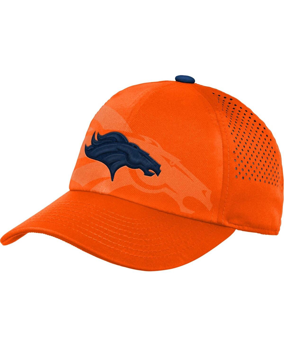 Outerstuff Kids' Big Boys And Girls Orange Denver Broncos Tailgate Adjustable Hat