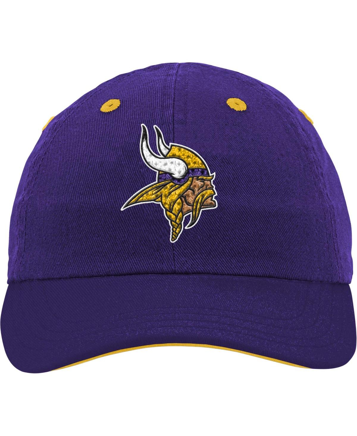 Shop Outerstuff Boys And Girls Infant Purple Minnesota Vikings Team Slouch Flex Hat