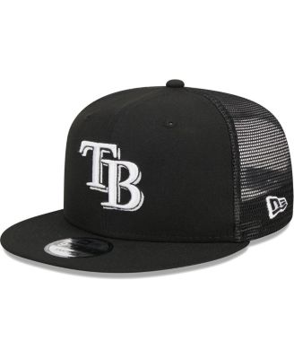 Men's Black Tampa Bay Rays Trucker 9FIFTY Snapback Hat