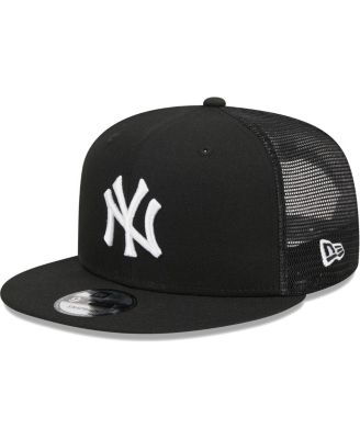 Men's Black New York Yankees Trucker 9FIFTY Snapback Hat