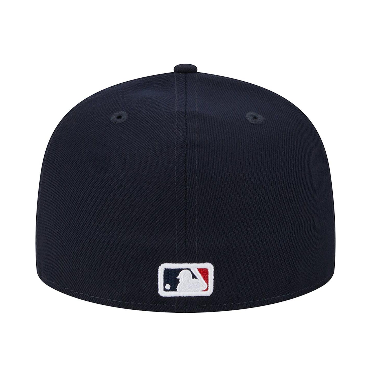 Мужская кепка New Era Navy Minnesota Twins 1987 World Series Team Color 59FIFTY Fitted Hat — фото 5