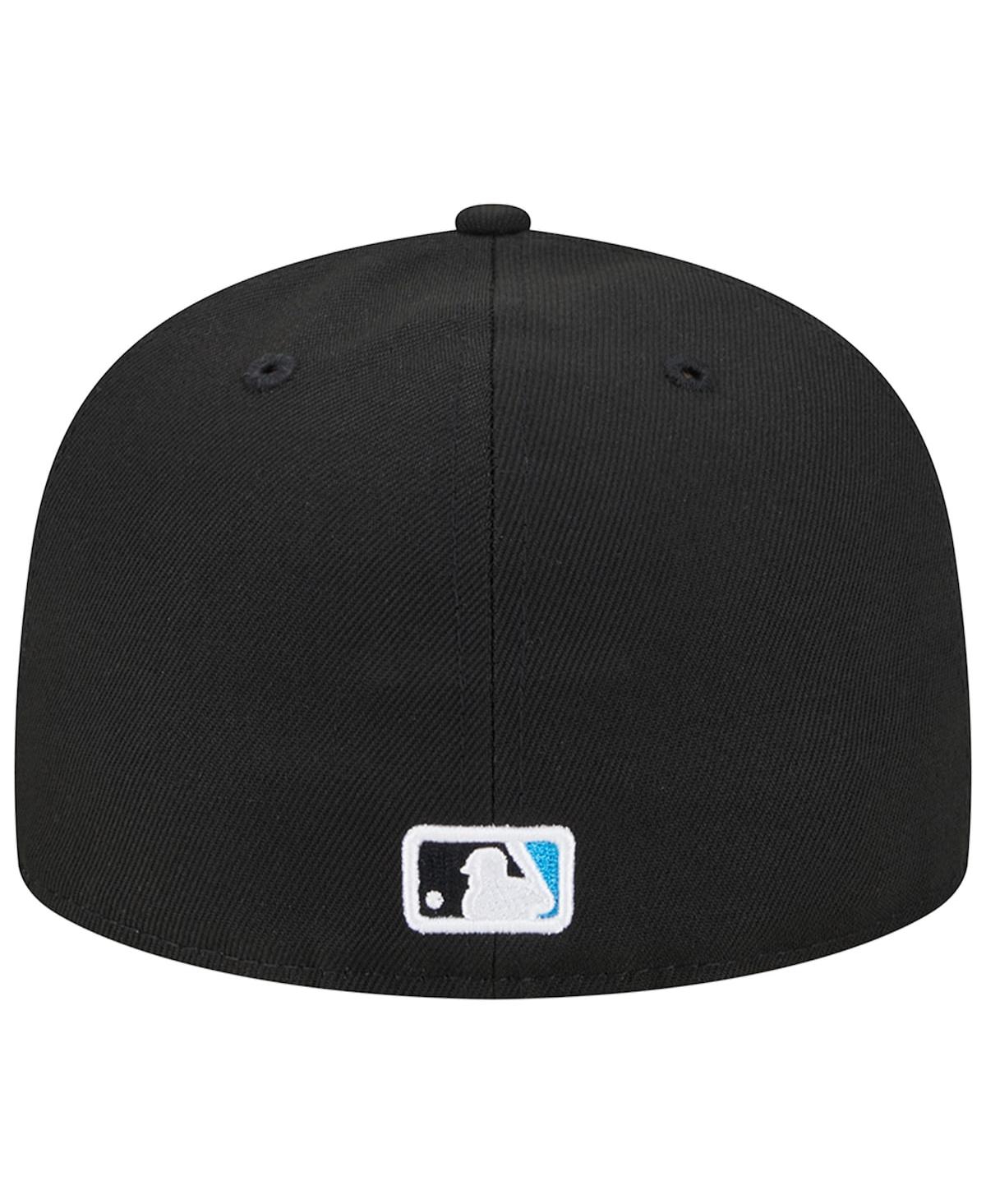 Men's New EraMiami Marlins 2017 Mlb All-Star Game Team Color 59FIFTY Fitted Hat - Black