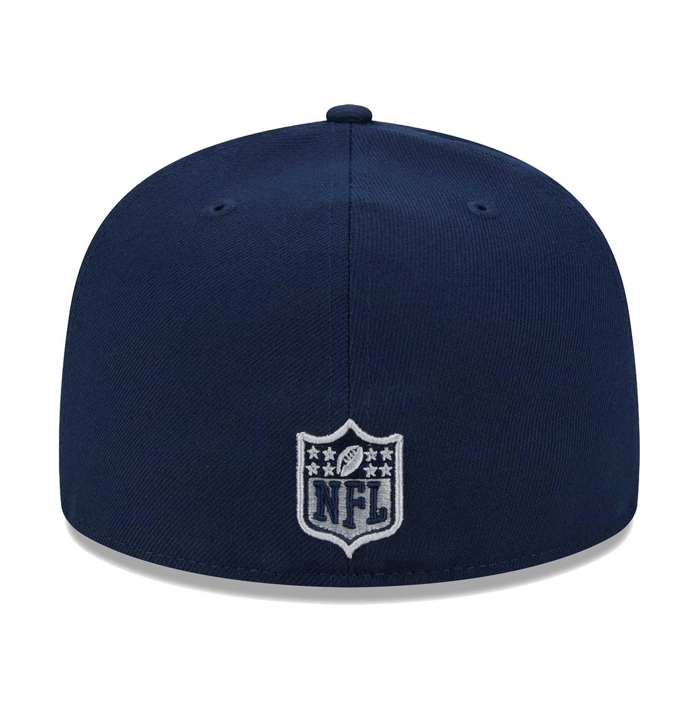 Мужская кепка New Era Navy Dallas Cowboys Main Patch 59FIFTY Fitted Hat — фото 5