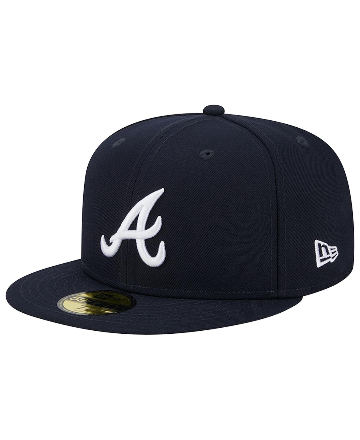 Men's New EraAtlanta Braves 2021 World Series Team Color 59FIFTY Fitted Hat - Navy