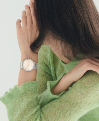 Men's Bold Horizon Swiss Quartz Two Tone Stainless Steel Watch 40mm