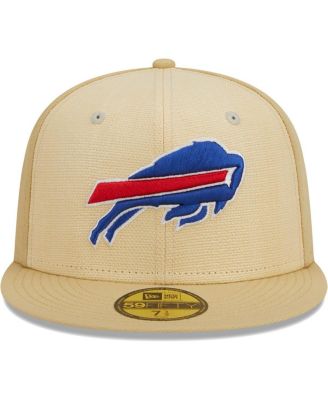 Men's Khaki Buffalo Bills Raffia Front 59FIFTY Fitted Hat