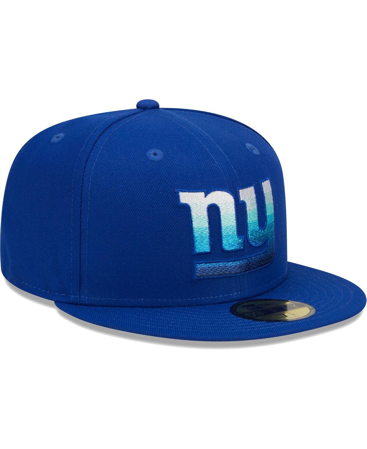 New Era Men's  Royal New York Giants Gradient 59fifty Fitted Hat In Royal