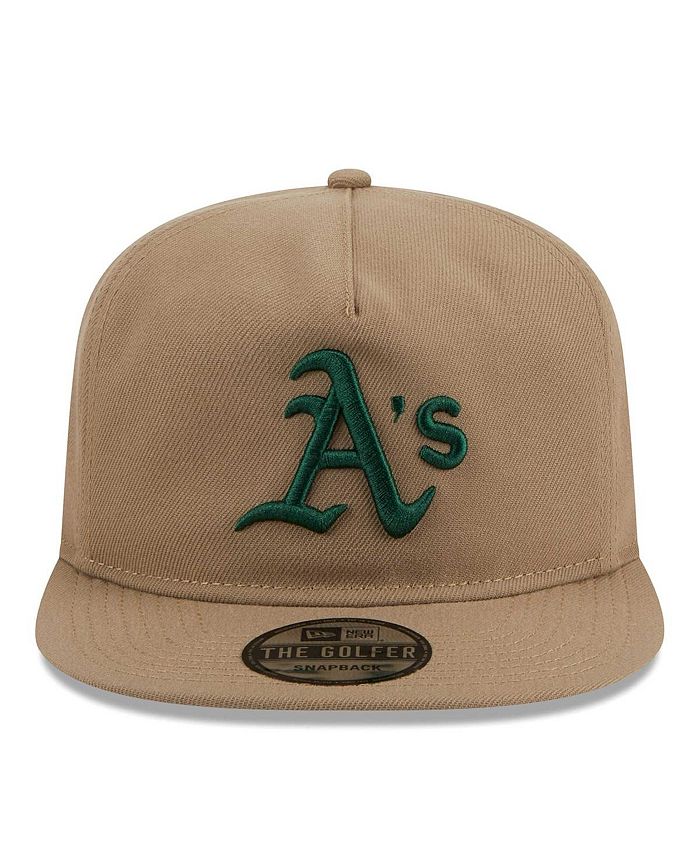 New Era Men's Khaki Oakland Athletics Golfer Adjustable Hat Macy's