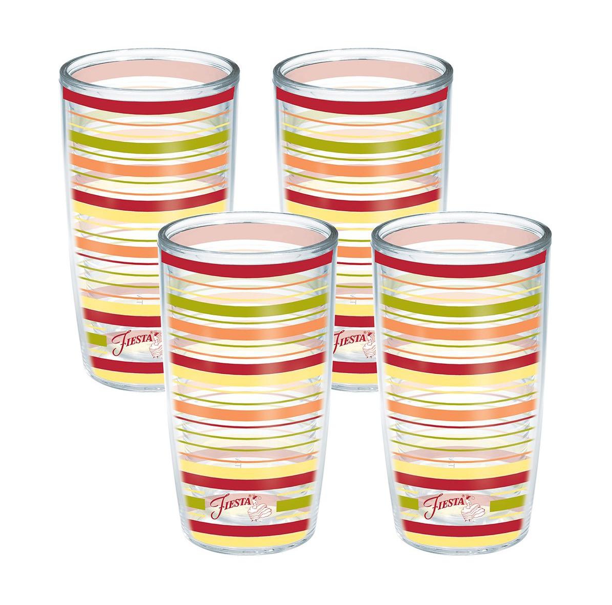 Tervis Tumbler Tervis Fiesta Sunny Stripes Made In Usa Double Walled Insulated Tumbler Cup Keeps Drinks Cold & Hot, In Open Miscellaneous