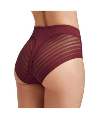 Women's Lace Stripe Undetectable Classic Shaper Panty 012903