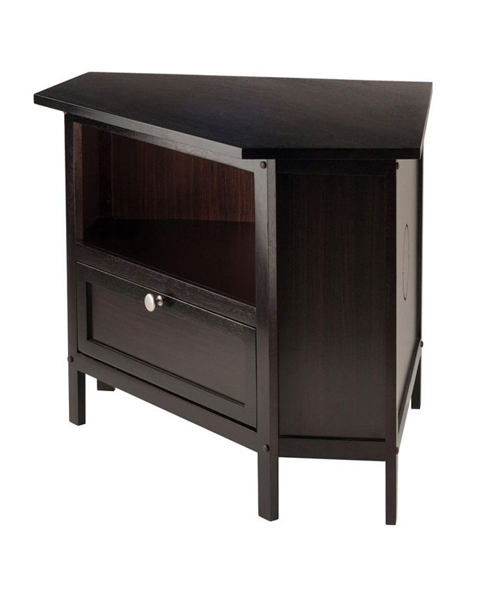 Offex Zena Corner TV Stand Espresso Finish Macy's