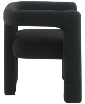 Mandy 28" Boucle Fabric Dining Chair
