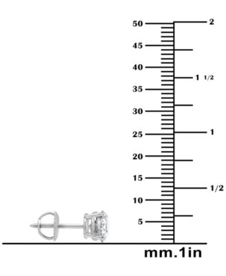 Certified Lab Grown Diamond Stud Earrings (3 ct. t.w.) in 14k Gold