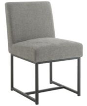 Gray top parsons chairs