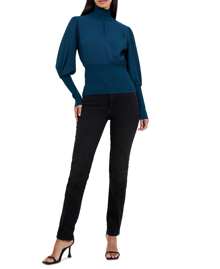 French Connection Women s Krista Mixed Media Sweater Macy s