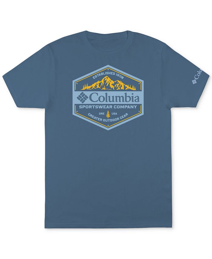 Columbia Mens Compressor Short Sleeve Graphic T-Shirt - Macy's