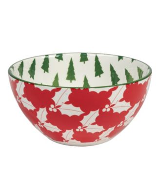 Winter Medley 30 oz All Purpose Bowls Set of 6, Service for 6