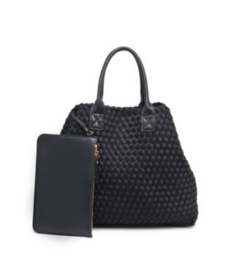 Urban Expressions Ithaca Woven Neoprene Tote Black