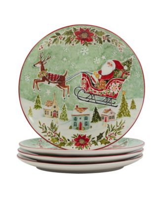 Certified International Joy of Christmas 11 Dinner Plates Set of 4 Macy s