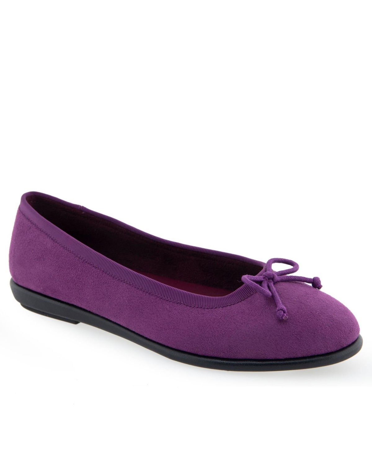 Dark purple flat shoes new arrivals