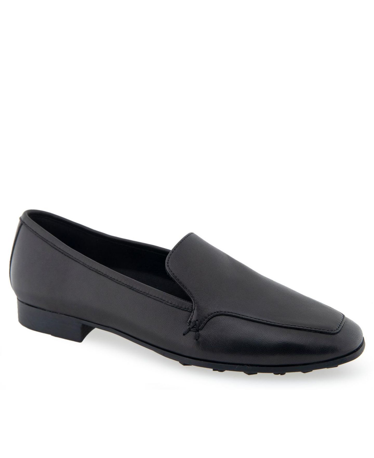 Женские туфли Aerosoles Paynes Tailored-Loafer, цвет: Чёрный кожаный — фото 1