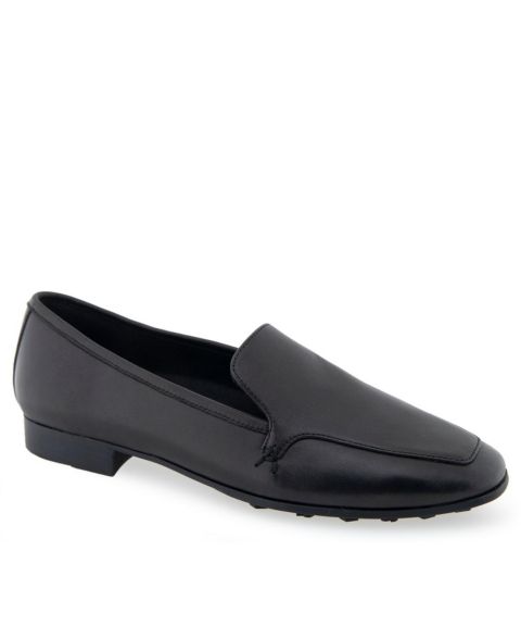Женские туфли Aerosoles Paynes Tailored-Loafer, цвет: Чёрный кожаный