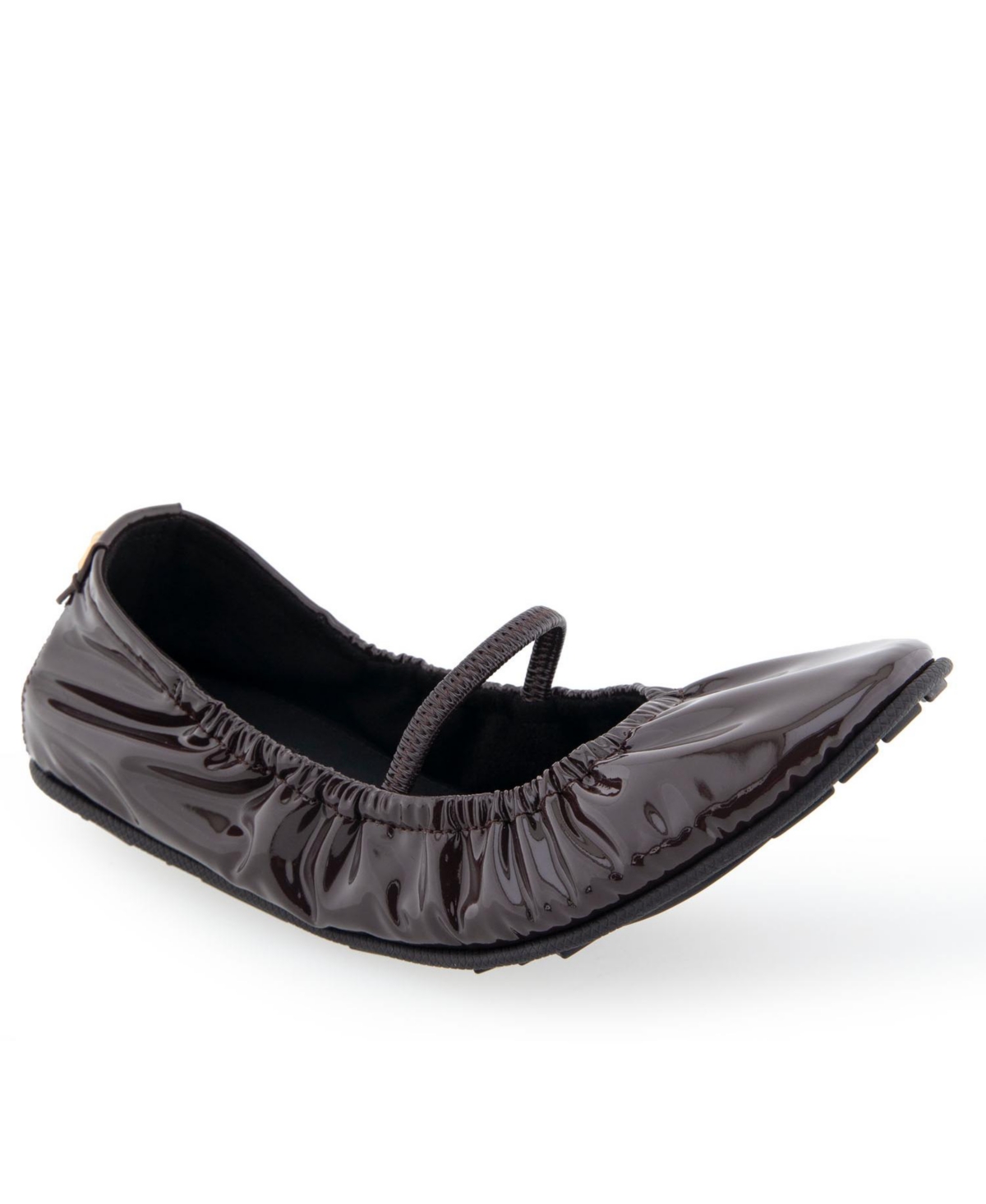 Penelope Casual-Flat - Black - Faux Leather
