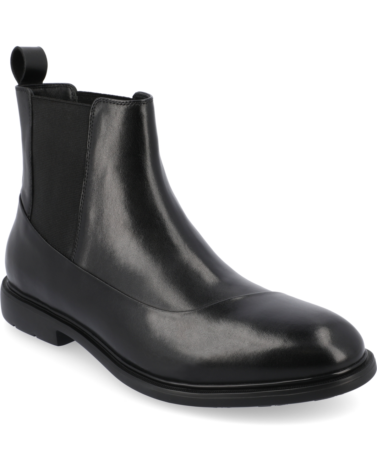 Shop Thomas & Vine Men's Hanford Tru Comfort Foam Plain Toe Chelsea Boots In Black