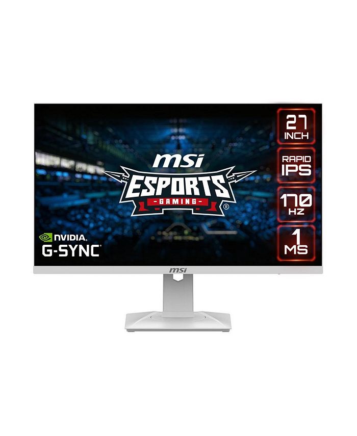 MSI OPTIX G274QRFW 27 in. WQHD 2560 x 1440 170 Hz HDMI, Display Port