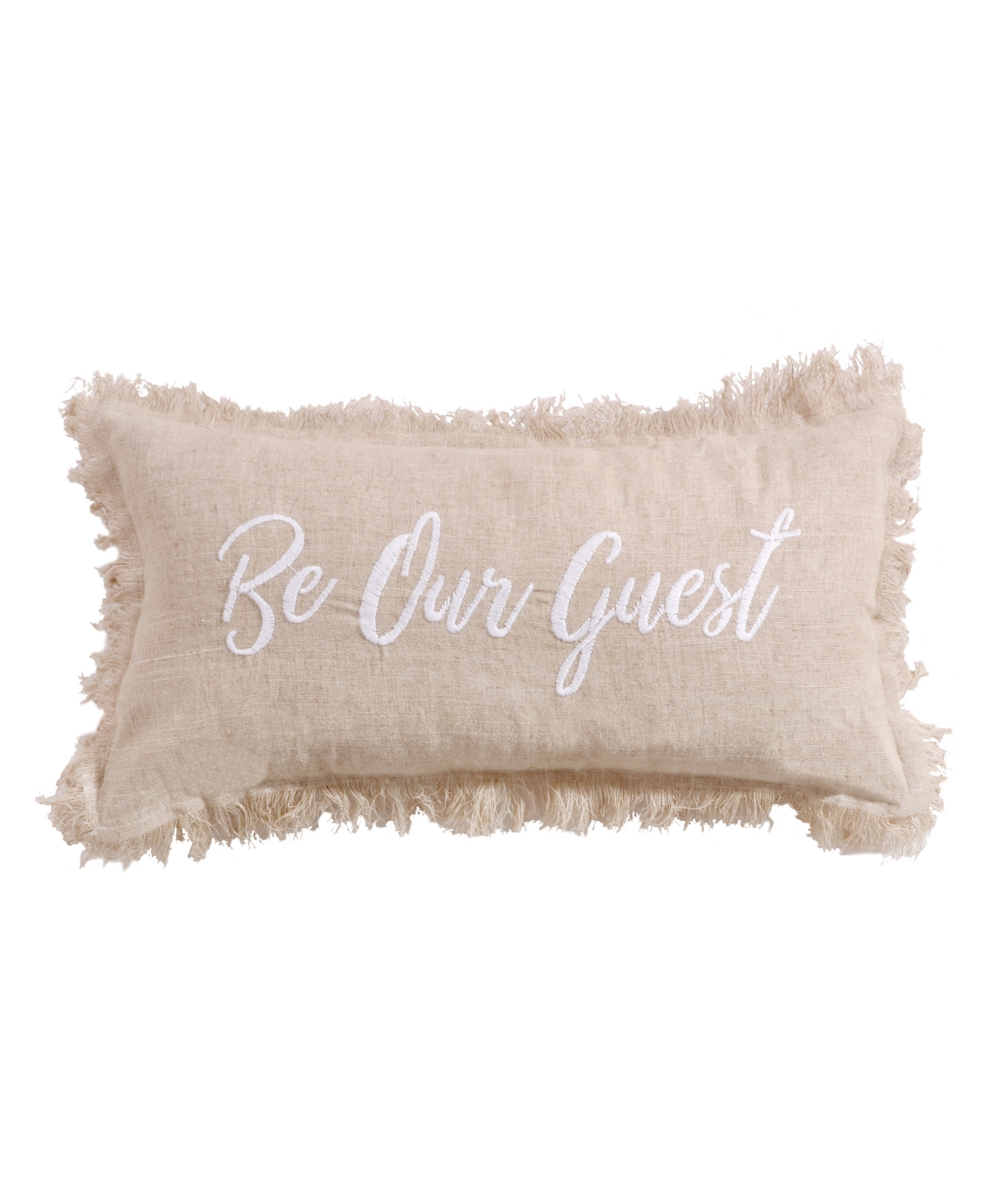 Levtex Pembroke Be Our GuestEmbroidered Pillow,