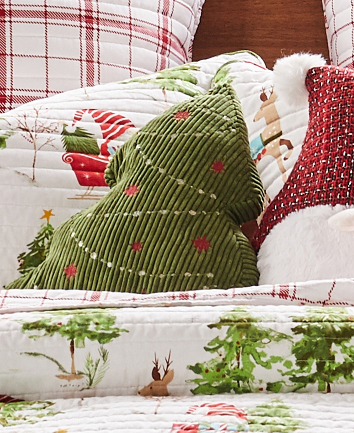 Levtex Gnome Forest Shaped Pillow, 13