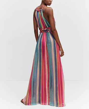 Mango shop rainbow dress