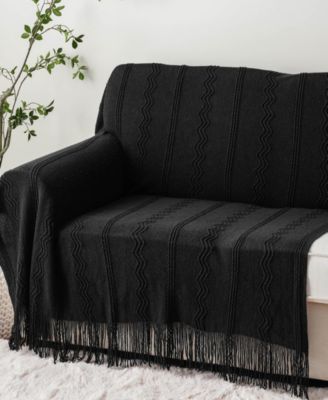 Texture Triple Zig-Zag Lightweight Throw, 50" x 60"