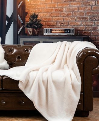 Battilo Luxury Heavy Weight Plush Mink Throw, 50