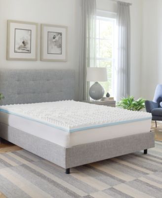 3" Reversible Dual Sided Memory Foam Mattress Topper, Queen