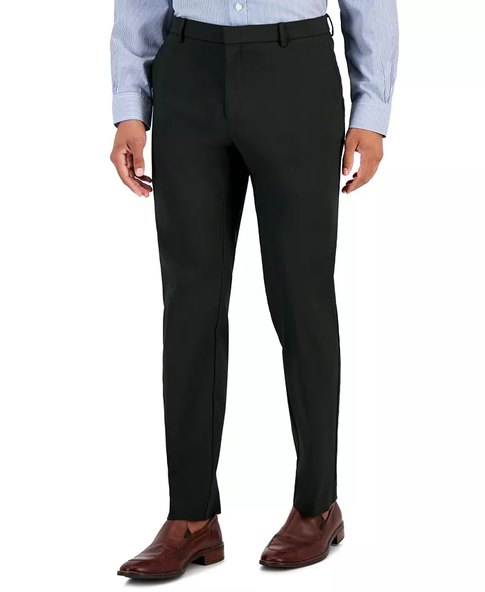 Men's Modern-Fit Stretch Dress Fall Pants - thumbnail 10