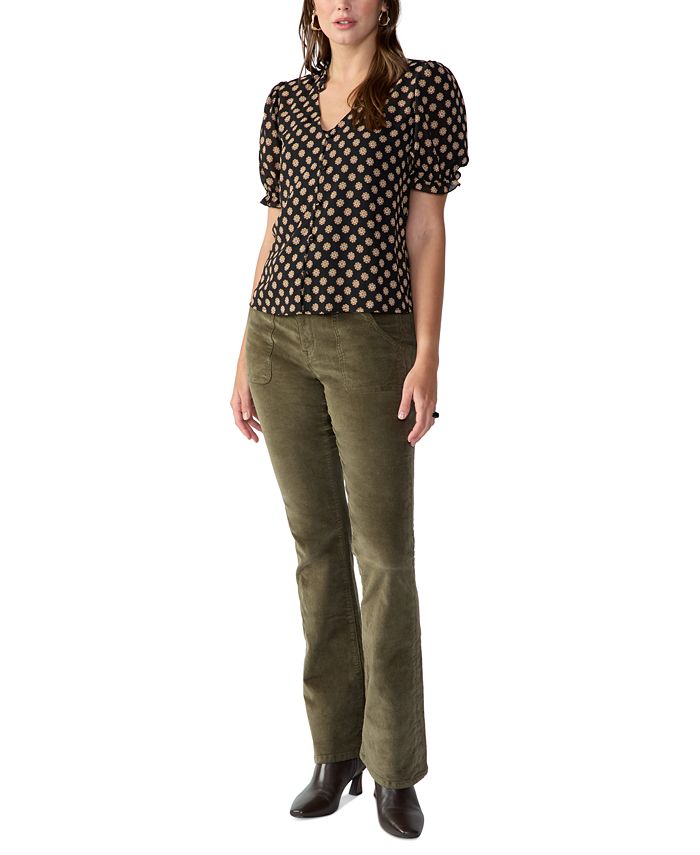 Sanctuary Women's Fall Into You Ruffled Puff-Sleeve Top - Macy's