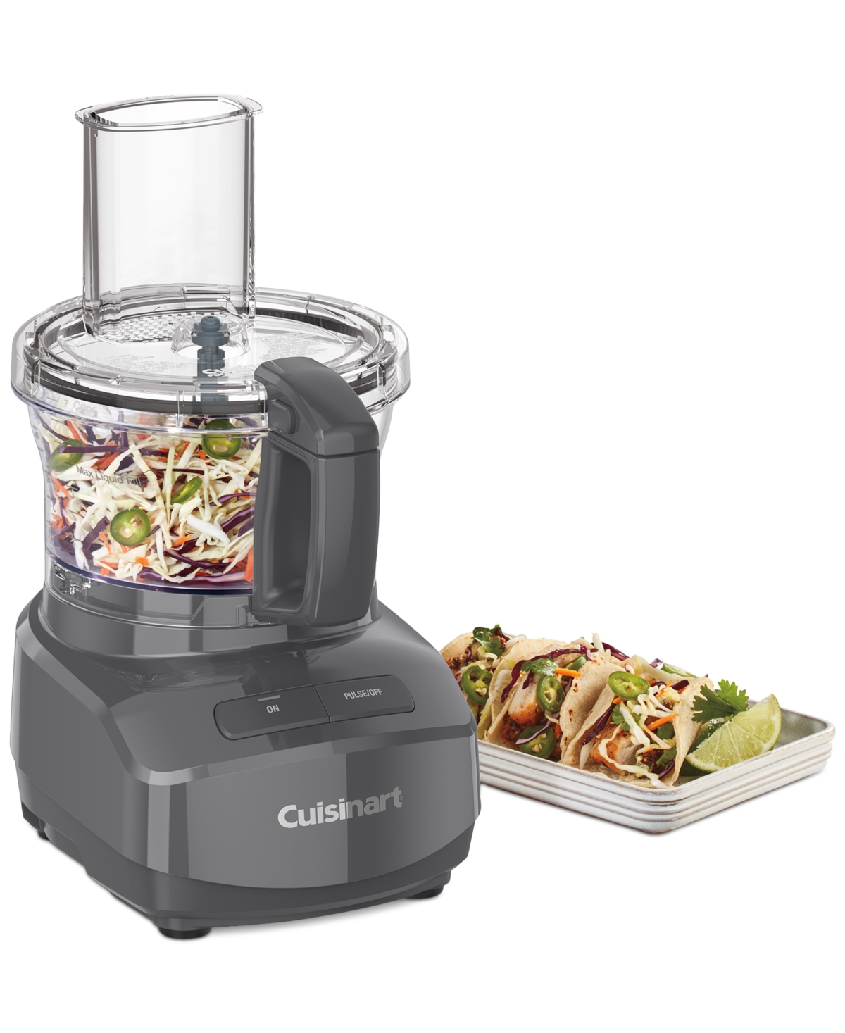 Cuisinart 7-cup Food Processor In Anchor Gray