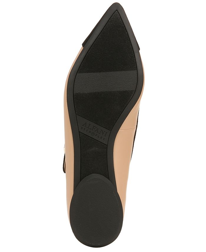 Alfani Women's Shandee AnkleStrap PointedToe Flats, Created for Macy