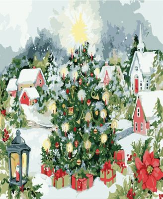 Christmas Tree Paint by Number