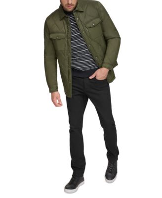 Men's Onion Quilted Shirt Jacket