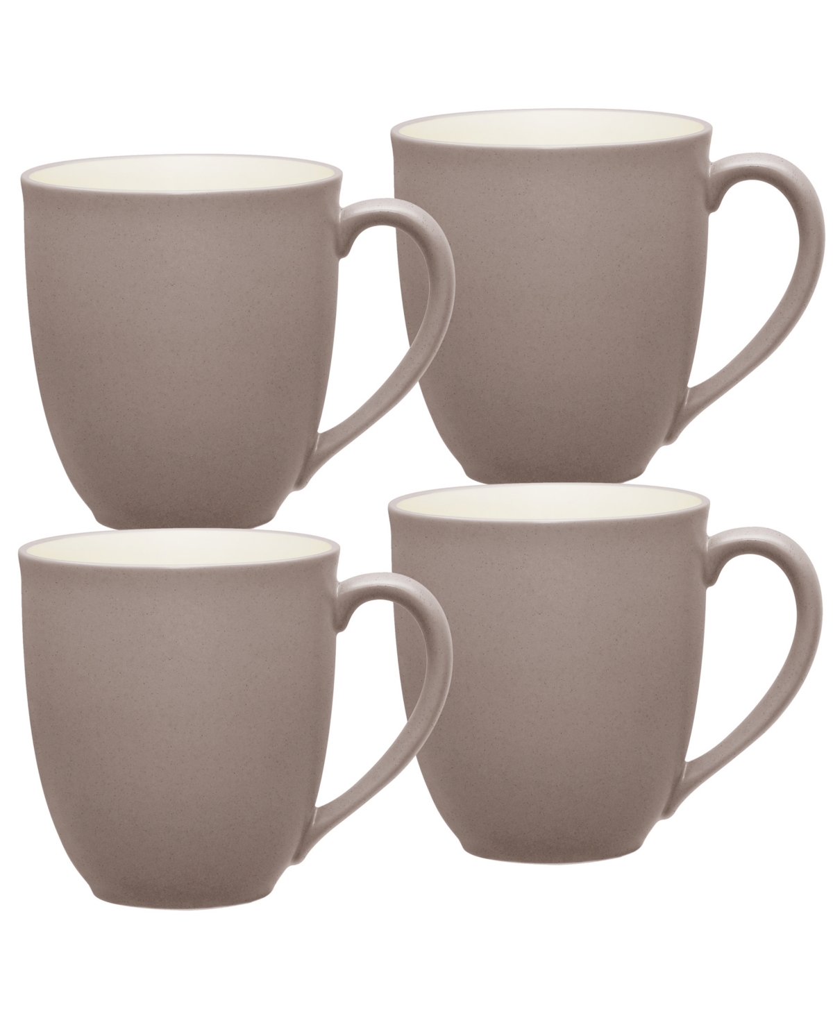 Noritake Colorwave Mugs 12-oz, Set Of 4 In Clay
