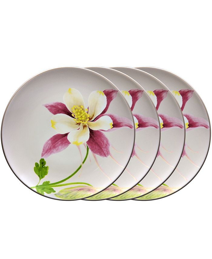 Noritake Colorwave Floral Accent Plates, Set of 4 Macy's