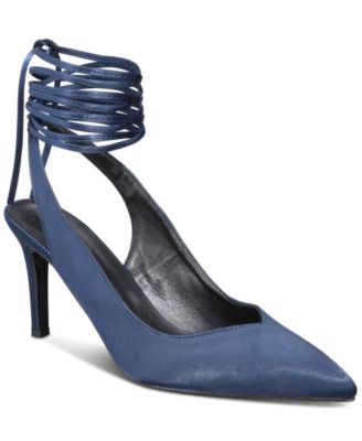 VAILA SHOES - Women's Estelle Ankle-Tie Dress Pumps