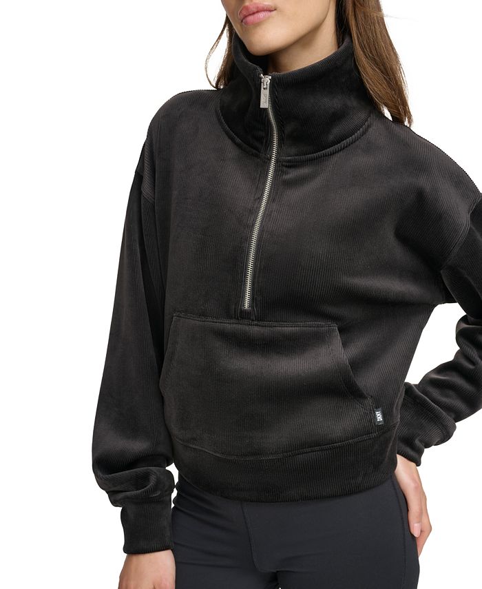 DKNY
                                                                         Ribbed Zip Up Sweater