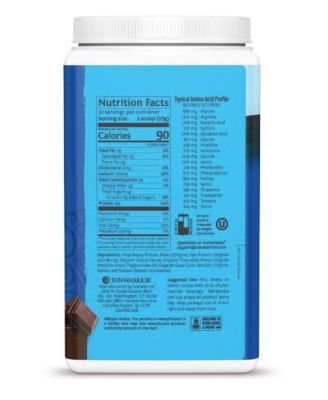 Warrior Blend Protein Powder, Chocolate, Sunwarrior, 750gm