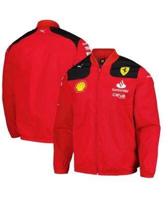 Puma Men's Red Scuderia Ferrari Team Full-Zip Jacket - Macy's
