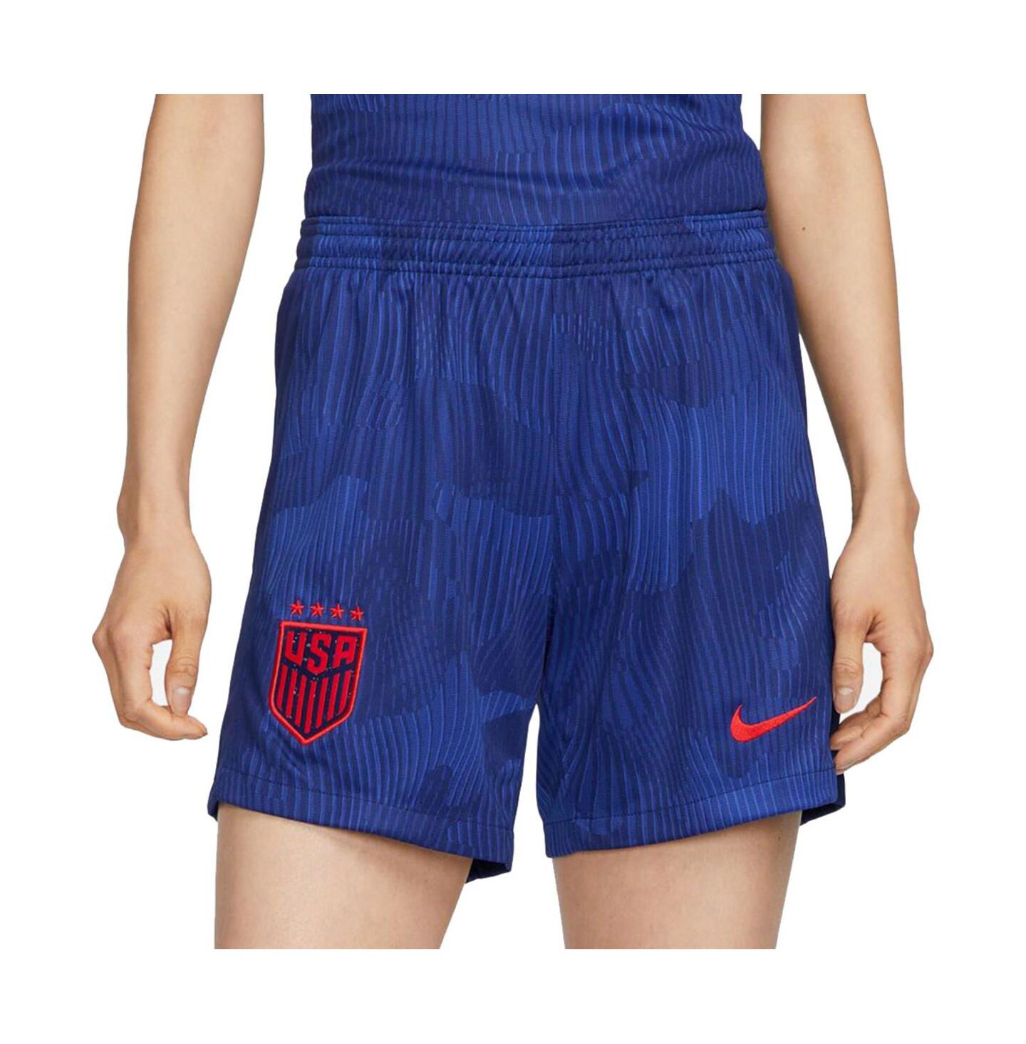 Женские шорты Nike Blue Uswnt 2023 Away Stadium — фото 2